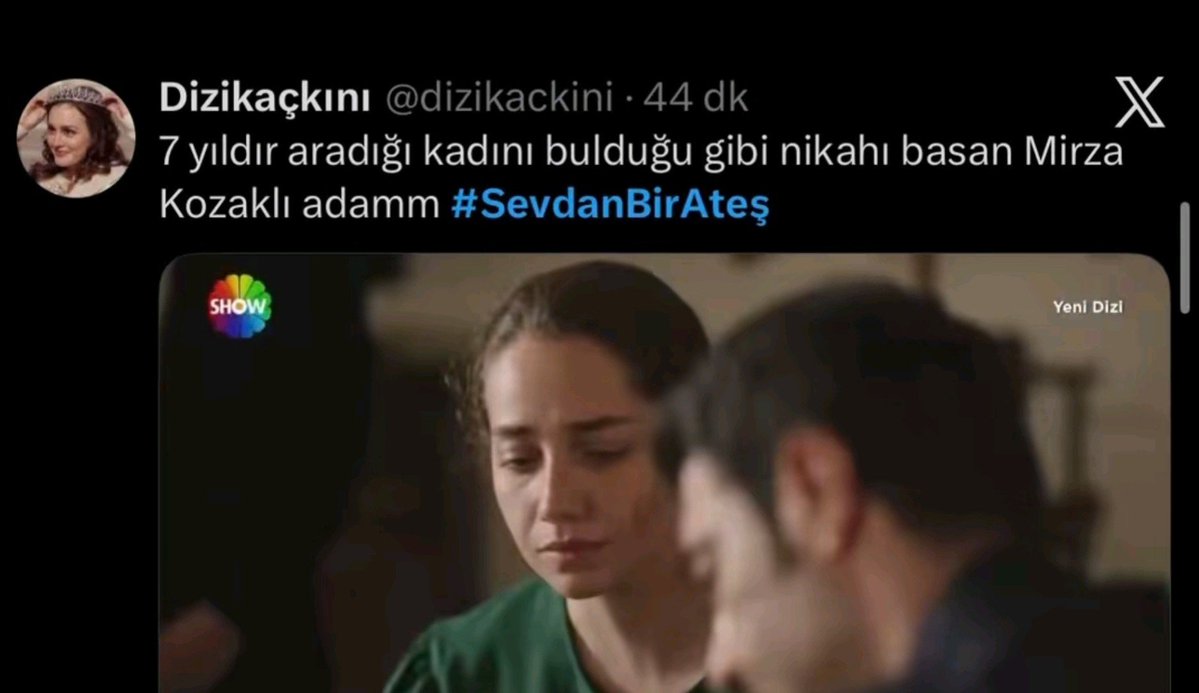 zeli97422's tweet photo. Dizi kültürüm yoktur ama bu dizi izlenir https://t.co/21F0cDsf7B
