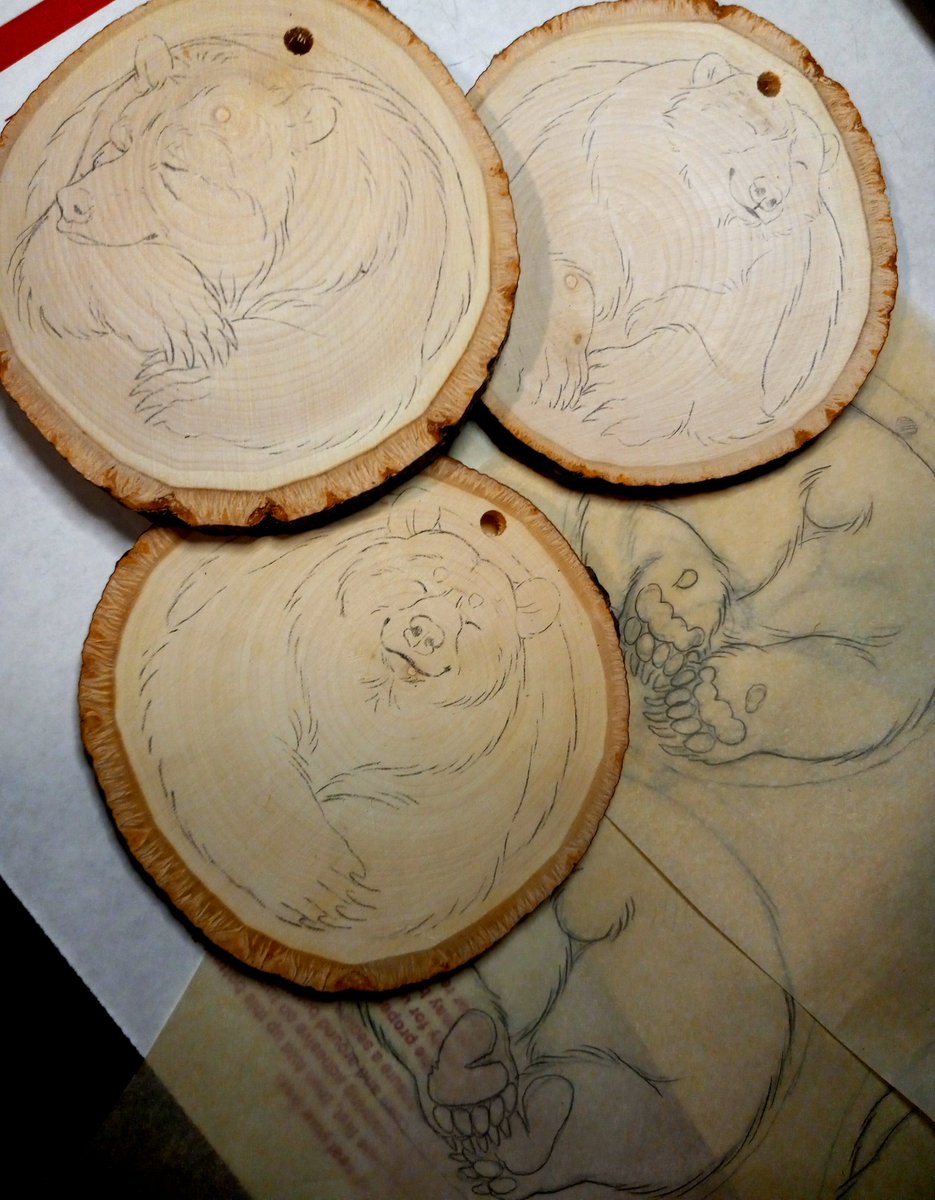 earthen_were's tweet photo. A peek at some cheeky bear ornaments in the works 🐻 👀 https://t.co/EBaREdVdab