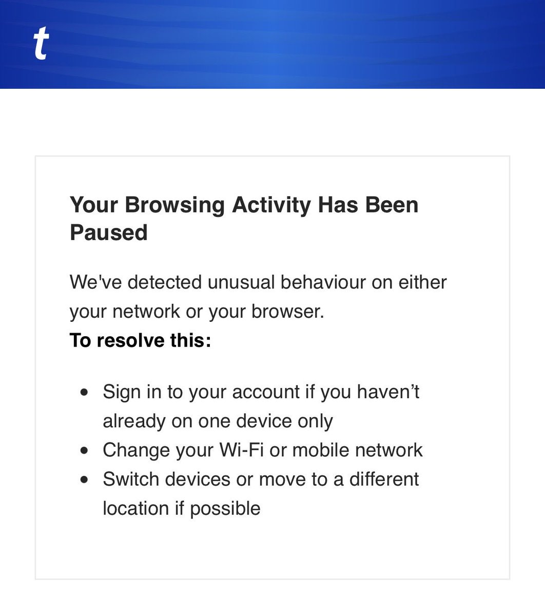 Hannahwashere19's tweet photo. @TicketmasterUK my account has been suspended for ‘unusual behaviour’ for both the Amex presale and the fan presale- I haven’t been able to even enter the queue. I’ve tried different devices and networks and nothing is changing this. 

Please help me resolve this for tomorrow 🙏 https://t.co/z8zxITYhQ9