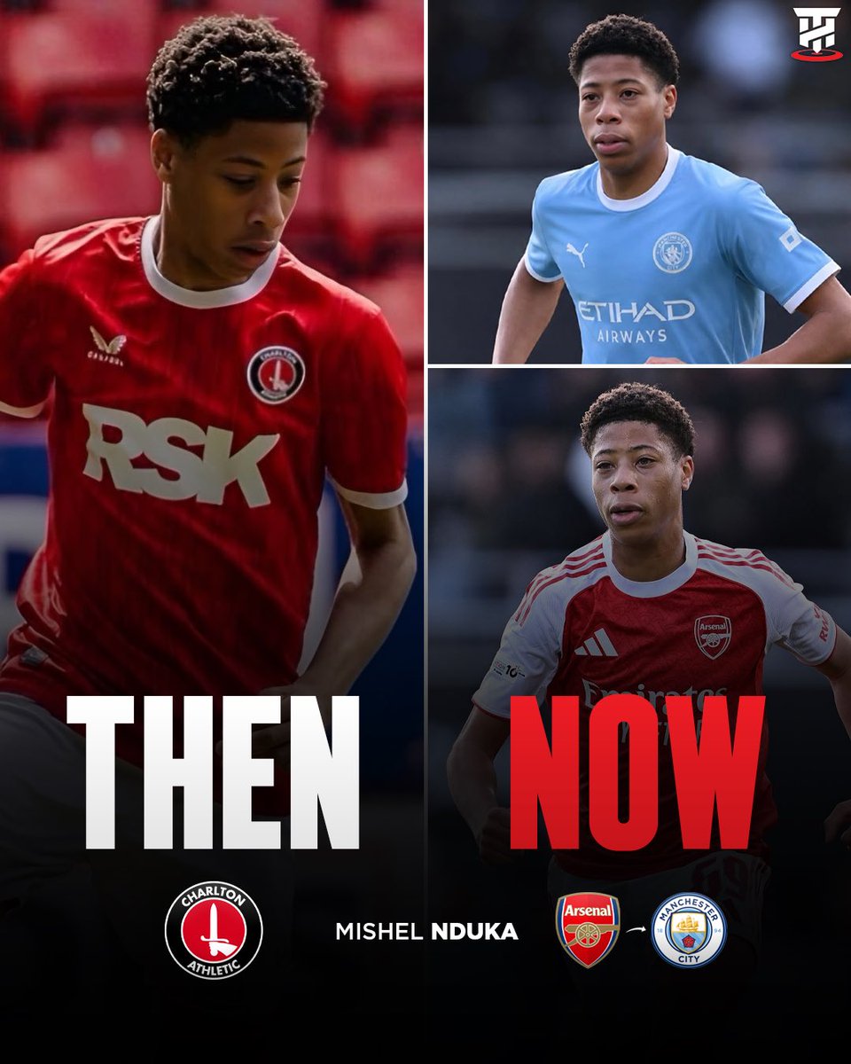 TalentHunter's tweet photo. This is why Charlton Athletic are up there with the most underrated academies in the country.👀👏

Here are some of the talents Charlton Athletic have produced in recent years -

1️⃣. Levi Rufus (15) - Aston Villa in November 2025.🟣
2️⃣. Mishel Nduka (16) - Arsenal in September 2025, then Manchester City last month.✅
3️⃣. Reuben Gokah (17) - Everton in August 2025.🔵
4️⃣. Kenzo Kusi-Appouh (15) - Wolves in August 2025.🐺
5️⃣. Lesecond Yeutembip (16) - Newcastle in October 2024.⚪️⚫️
6️⃣. Chizzy Ezenwata (18) - Chelsea in October 2023.🔵
7️⃣. Joseph Bryan (14) - Crystal Palace in September 2026.🦅
8️⃣. Chetam Ezenwata (16) - Brighton in August 2026.🔵
9️⃣. Jake Maloney (14) - Tottenham Hotspur in August 2026.⚪️

They also won the U18 Professional Development League South and beat Wigan Athletic 3-0 in the U18 PDL play-off final.🏆

The future is looking bright at Charlton Athletic.💪💫