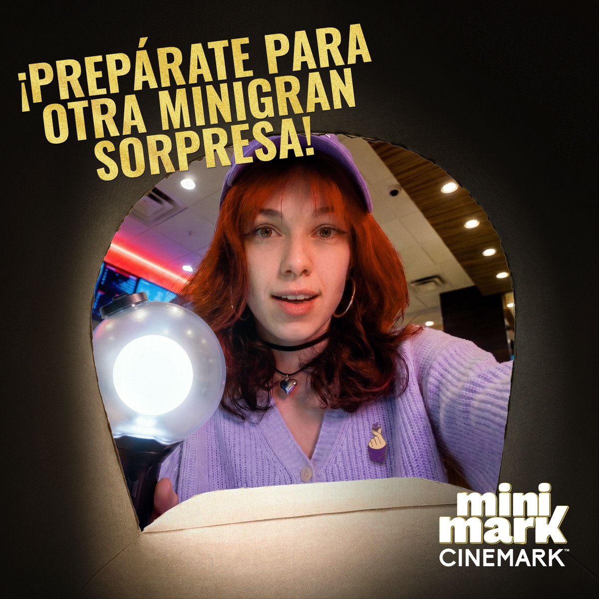 CinemarkSV's tweet photo. Otra minigran sorpresa está por llegar a Cinemark. La nueva colección de #Minimark se acerca. ¿Cuál creen que será? 💜 https://t.co/Pf2lXkvXLZ