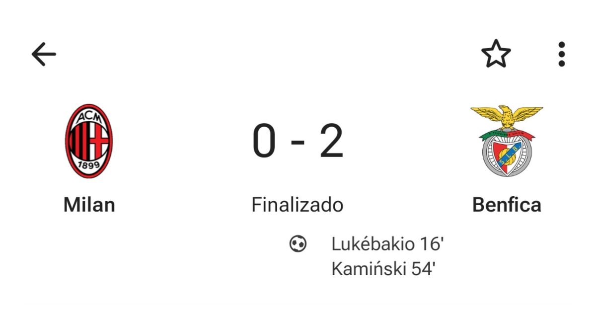 arturiano33's tweet photo. ¿Cómo le fue al super delantero Gonçalo Ramos y al Milan contra un equipo de Portugal?

Seguramente otra vez es culpa de Santiago Giménez 😤😡 https://t.co/11GPf25God