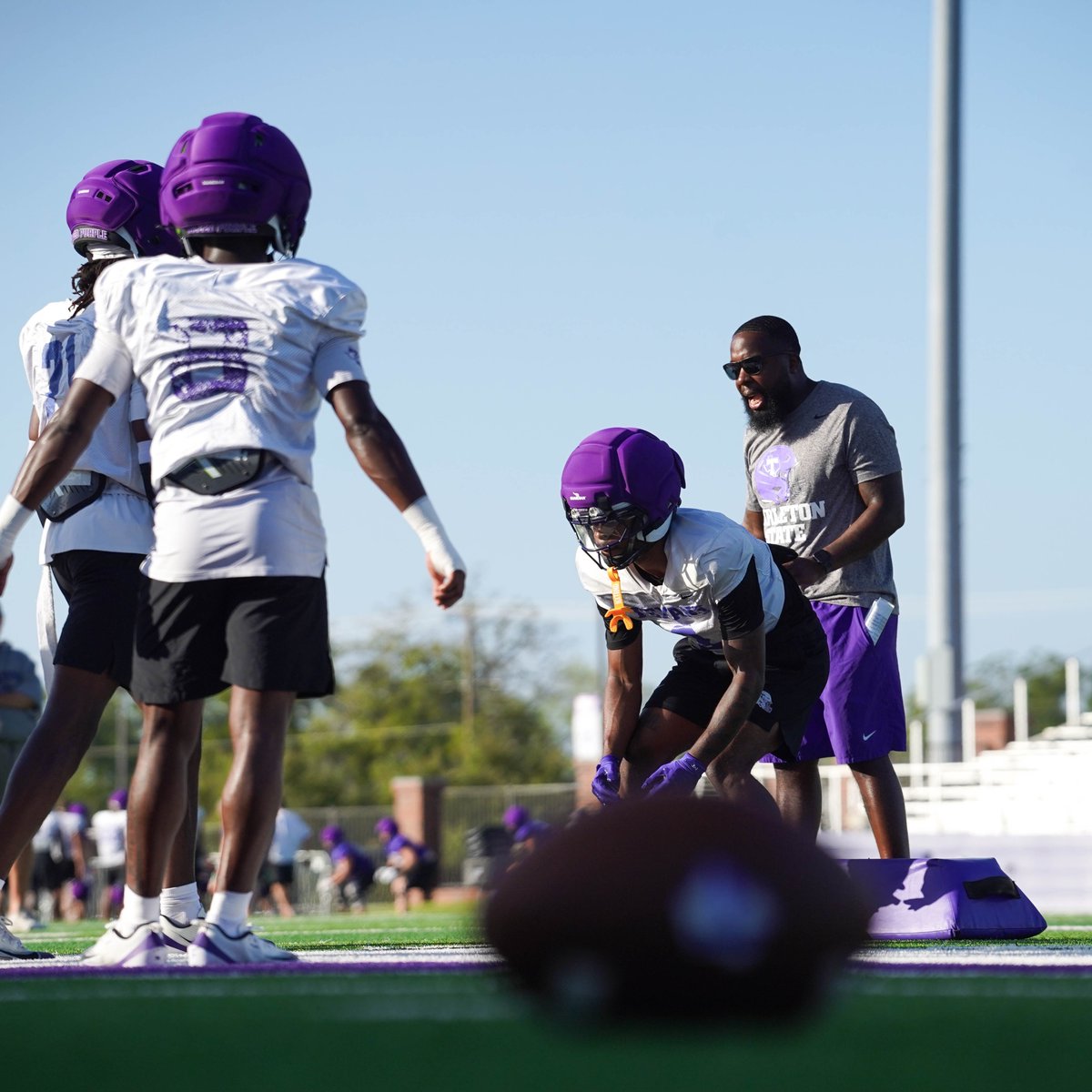 NCAA_FCS's tweet photo. Busy day in the office 💼

#FCS x 📸 IG/tarletonfb https://t.co/gdKoQzPJrm