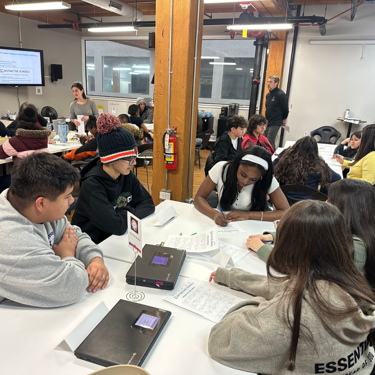Distinctive_Edu's tweet photo. Matt Pitucco, Executive Director of Engagement at Distinctive Schools, published an article with @leapinchicago about Learner Advisory, an opportunity for students from @CICS_schools campuses to implement improvements. Click here to read Matt’s article! https://t.co/AJeOENC2j0 https://t.co/jAj4ZQFIfg