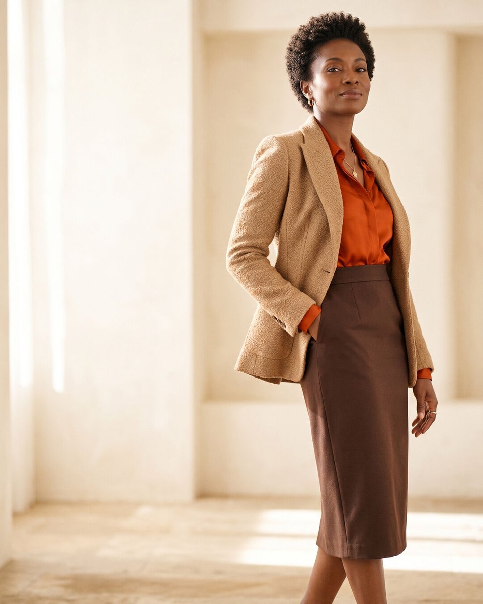 Power_Dressers's tweet photo. Why does one blazer look expensive from across a room, and another, in exactly the same color, simply not?

It is almost never the price. It is the fabric. Boucle, tweed and jacquard catch light unevenly, and the eye sees that as depth.

https://t.co/UJFiBeA3HH https://t.co/qUsblwmTrZ