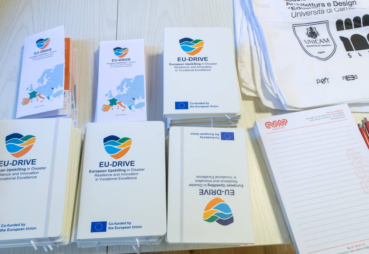 EUDRIVE_CoVE's tweet photo. On Sept 15, our Italian partners held a focus group on Disaster Risk Management.
Local actors gathered to discuss key challenges in flood, fire, and drought response to help shape future civil protection training.
Impressive work by @UniCamerino, Enfap Marche and @INGV_press👏👏 https://t.co/YeXyizYZx1