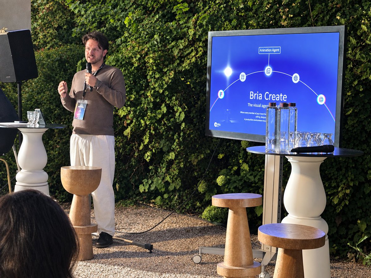 bria_ai_'s tweet photo. 🎉 Wrapping up Day 2 at @nrfeurope .

Another day of great conversations at House of Innovation on how retail and e-commerce teams are scaling creative production without losing brand control.

The day capped off with PARIS CONNECT, where Bria was proud to partner with Retail Hub for an exclusive networking cocktail at the beautiful Les Jardins de Saint-Dominique, bringing together some of the most influential voices in global retail. Our own Joe Tyrrell spoke about Bria Create and where visual production is headed for retail teams.

Thank you to Retail Hub for hosting, and to everyone who joined us across both events today.

Ready for Day 3, the last day💪 See you in Hall 4, Stand ST-71. Book your slot for tomorrow → https://t.co/PjZI4y9XRm

#NRF2026 #HouseOfInnovation #RetailInnovation