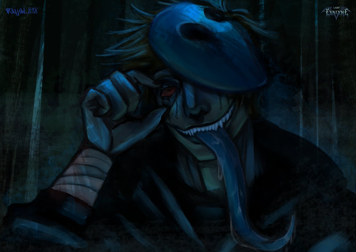Lady_Evalyne_'s tweet photo. Collab with my twiny @Raijin_39!! He drew, I rendered ow yeahhh 

#creepypasta #eyelessjack #creepypastafanart https://t.co/m7JoSW74ZY