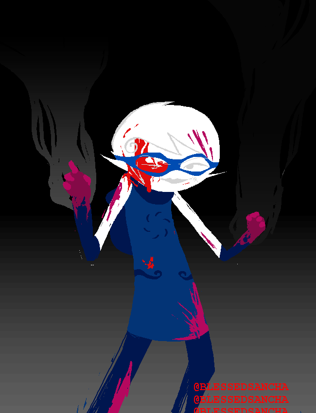 blessedsancha's tweet photo. This is my new gimmick i call it hopefully semi daily art posting. Roxy Lalonde #homestuck https://t.co/X8k05yPblC