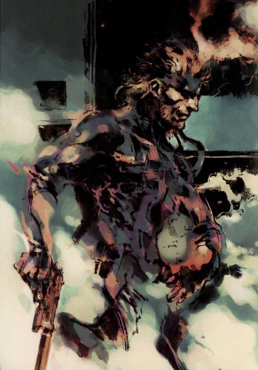 MetalGear_QWC's tweet photo. Metal Gear Solid 2: Sons of Liberty (2001)
Art by Yoji Shinkawa https://t.co/AGbDJoU07F