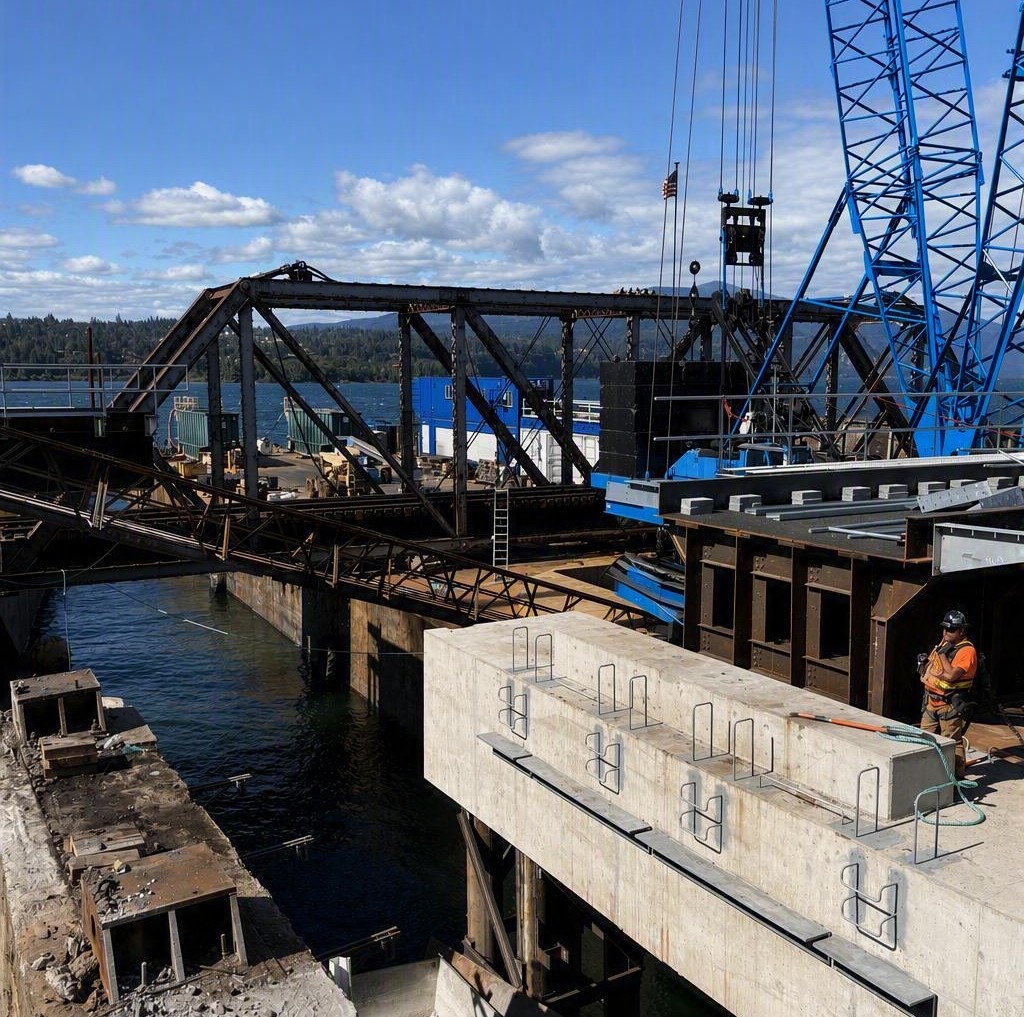 BNSFRailway's tweet photo. Two months’ worth of work completed in 37 hours.

This summer, BNSF teams completed the last of seven bridge replacements on Washington's Fallbridge Subdivision, strengthening a key agricultural corridor that connects customers to domestic and global markets. 

With the help of careful planning and coordination, crews replaced a 118-year-old bridge truss and completed infrastructure work that would normally take two months in just 37 hours, helping ensure reliable service ahead of harvest season and beyond.

Read more: https://t.co/viZLCg5rLy