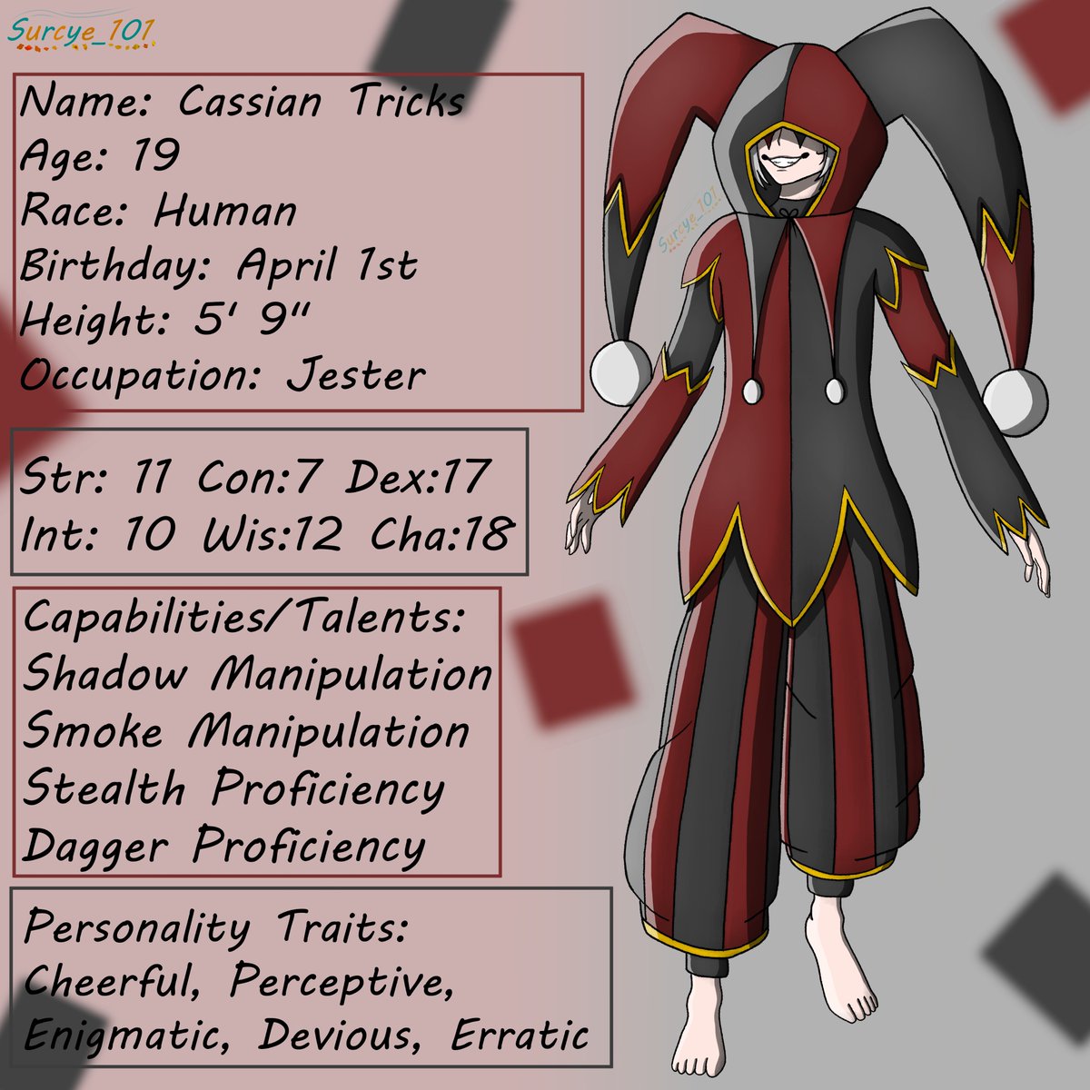 Surcye_101's tweet photo. Custom DnD OC I made (made it ages ago for insta but now wanna start posting here too)

#animeart #oc #art #anime https://t.co/WxC4sBmQm2