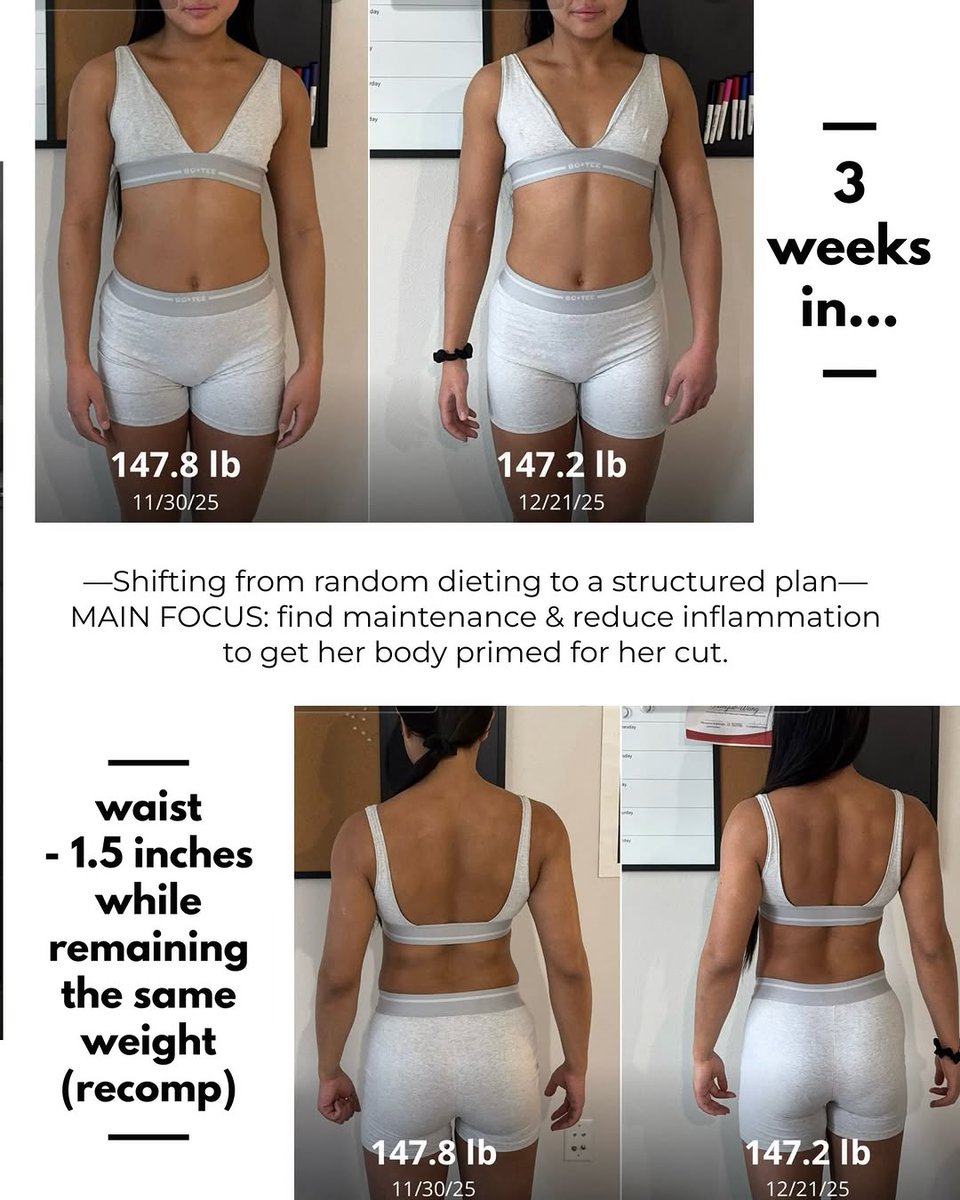missmochi___'s tweet photo. This isn’t random dieting or workouts. it’s structure, support, and results.
If you want to go into 2026 locked in, join my team.
DM “LOCKED IN”or apply via the coaching application in my bio🤍

This is what happens when you stop fighting your body an... https://t.co/mO87hP5AO2