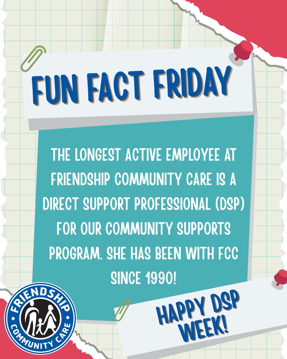 fccare's tweet photo. Did you know that our Waiver Services are non-stop, 24 hours a day?
#FunFactFriday #funfacts #happyfriday #FCC #friendship #fridayfun #DSP #directsupportprofessionals #DSPWeek https://t.co/vlQk6XeKyf
