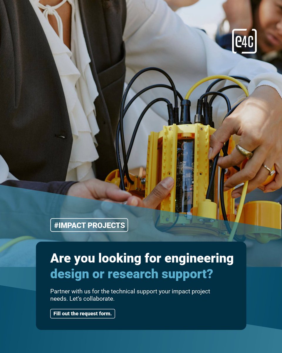 engineer4change's tweet photo. Turn sustainability challenges into impact. Partner with engineers &amp; designers through Engineering for Change’s 2027 Impact Projects. 

Fill out the request form!
🔗https://t.co/rsTP2lO0vr

#E4C # ImpactProjects #Innovation https://t.co/dTBit2ZV8v