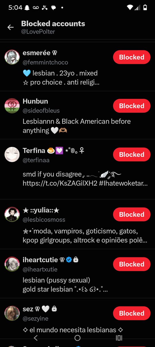 LovePolter's tweet photo. Blocking every TERF I see. They aren't worth my time.
TRANS WOMEN ARE WOMEN 🏳️‍⚧️ 🫂 https://t.co/3B3coazx2K
