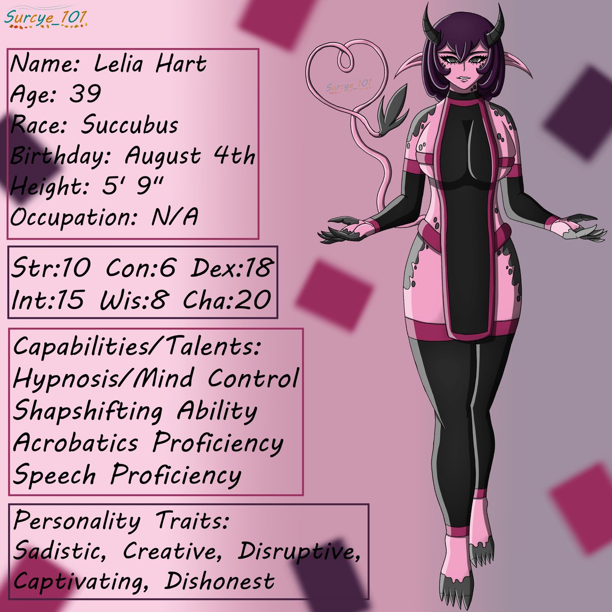 Surcye_101's tweet photo. Custom DnD OC I made (made it ages ago for insta but now wanna start posting here too)

#animeart #oc #art #anime https://t.co/hqonluZImT