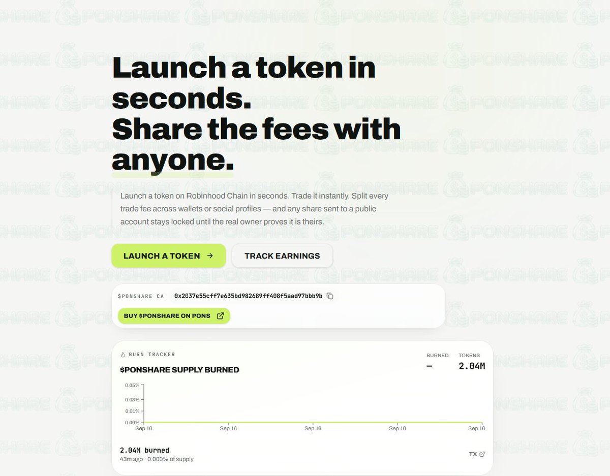 PonShareX's tweet photo. We just added a burned supply tracker, i also pushed an update with arc network already on it and is still to be tested if you try to deploy it will probably fail for now 

$PONSHARE https://t.co/60tMvefHuC