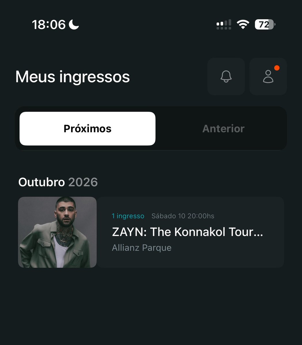 rkivebyari's tweet photo. VENDO 1 INGRESSO - ZAYN EM SP! 🎟️

📅 Data: 10/10/2026
📍 Setor: Pista comum
🎫 Tipo: Inteira 
Valor: 350 (menos do que paguei e posso negociar)

Motivo: não consegui folga no trabalho 

Faço a transferência pela quentro! https://t.co/6ATJORaJ2Z
