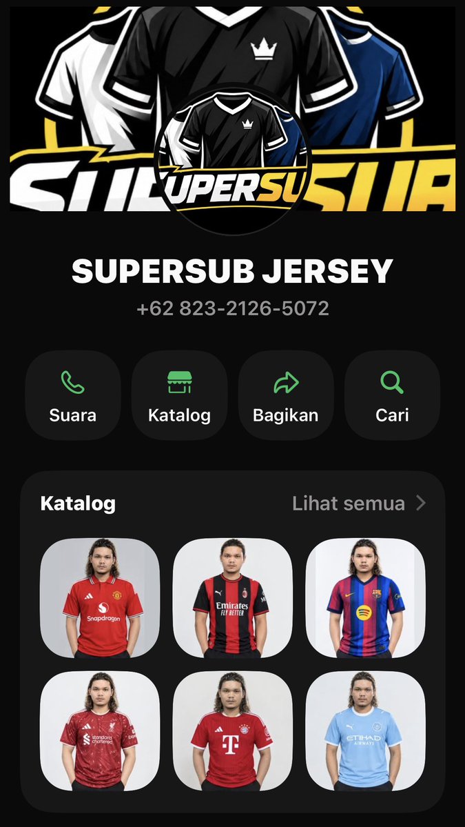 j0njuga's tweet photo. Jersey manchester united gua jual aja ni males gua sama ini tim,udah menang 2 malah di kambek lagi
Kalo ada yang minat langsung chat ke wa gua aja https://t.co/LHwcLSqp8a