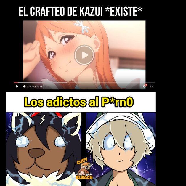 Nosk_RXM's tweet photo. Bueno este tema es literalmente los chicos que se meten un tiro en el pie solos llamando adictos al porno a los fans de ichiruki cuando existe la animacion del Creador "TheO" en fatizare entre lo que ellos mismos se denominaron. https://t.co/OADXB1wYsT