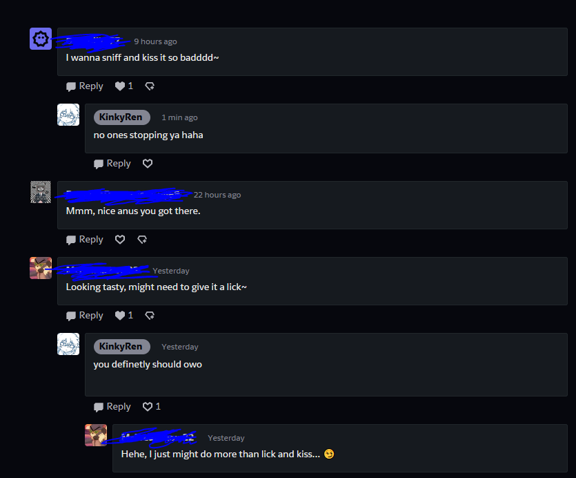 RenOnline_'s tweet photo. feels so good seeing all these people on deviant art simping on my ass haha https://t.co/cXxfm0Pcp9