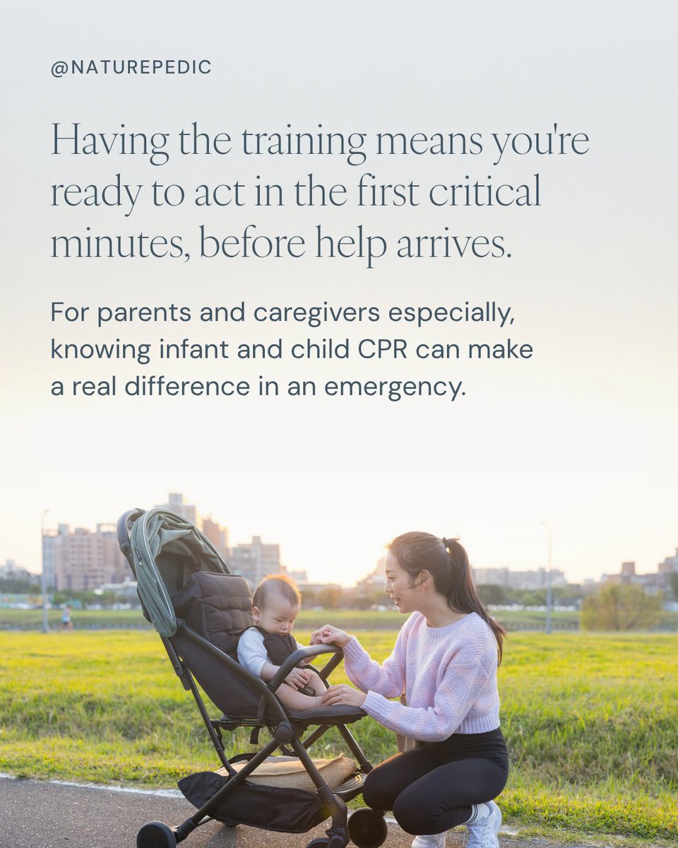 Naturepedic's tweet photo. You hope you'll never need it. But if the moment comes, you'll be glad you're ready.
https://t.co/ESaUWRQjDE
#CPR #CPRResources #LifeSaving #EmergencyPreparedness https://t.co/bVJi1nkGPY