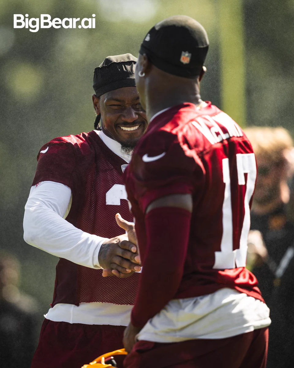 Photo of Stefon Diggs and Terry McLaurin.
