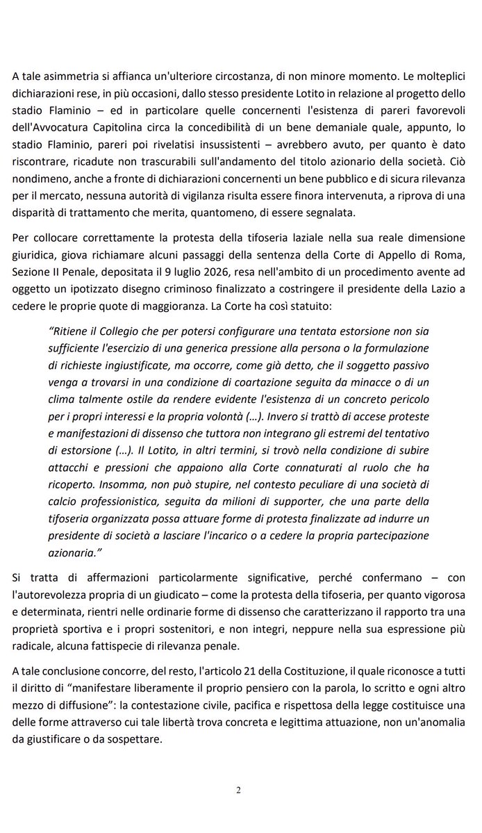 FraviliFabio's tweet photo. Nota Federsupporter a firma del Presidente Dott. Alfredo Parisi 🤍🩵🦅 https://t.co/kuT0nVckSw