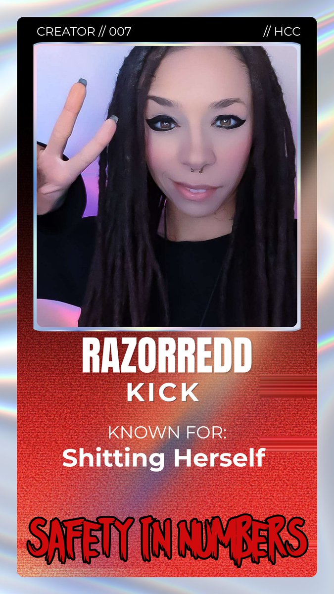 TheHorrorCC's tweet photo. Safety in Numbers is back tomorrow for EPISODE // 003 ♥️💀

Game: 7 minutes in hell at 7pm BST 

This week we have two new creators in our line up, starting with @RazorrazorRedd 👀♥️

Keep an eye on our socials to find out who else is joining us for the chaos tomorrow... https://t.co/ZJJXtLFXUX