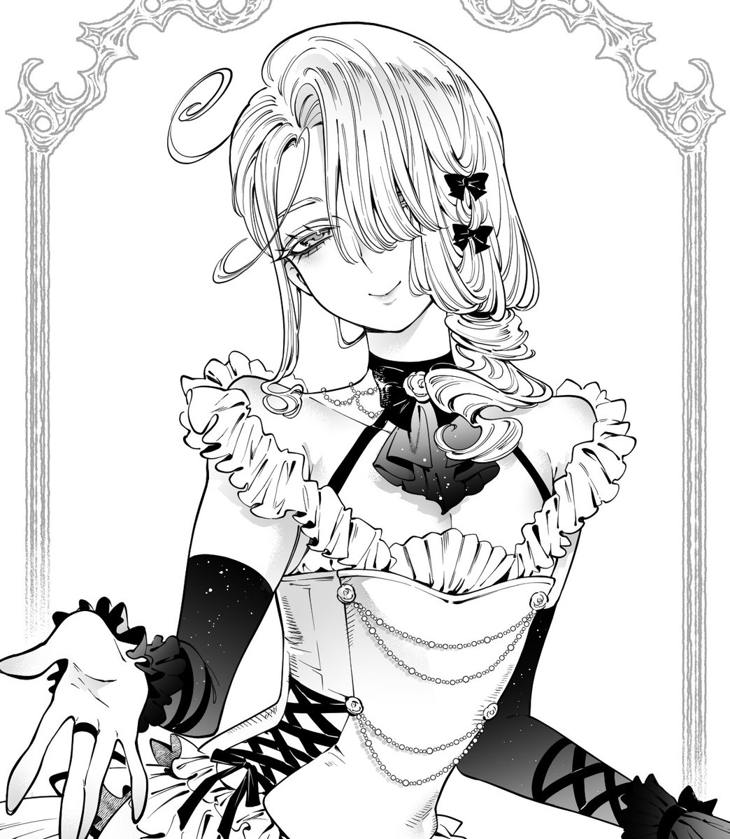 kiara7788's tweet photo. "May I have this dance?"

Half-lidded eyes, a smile too soft to be innocent — he offers his hand, already certain you won't say no.

#hismuseherblade https://t.co/NvpvRWAAOr