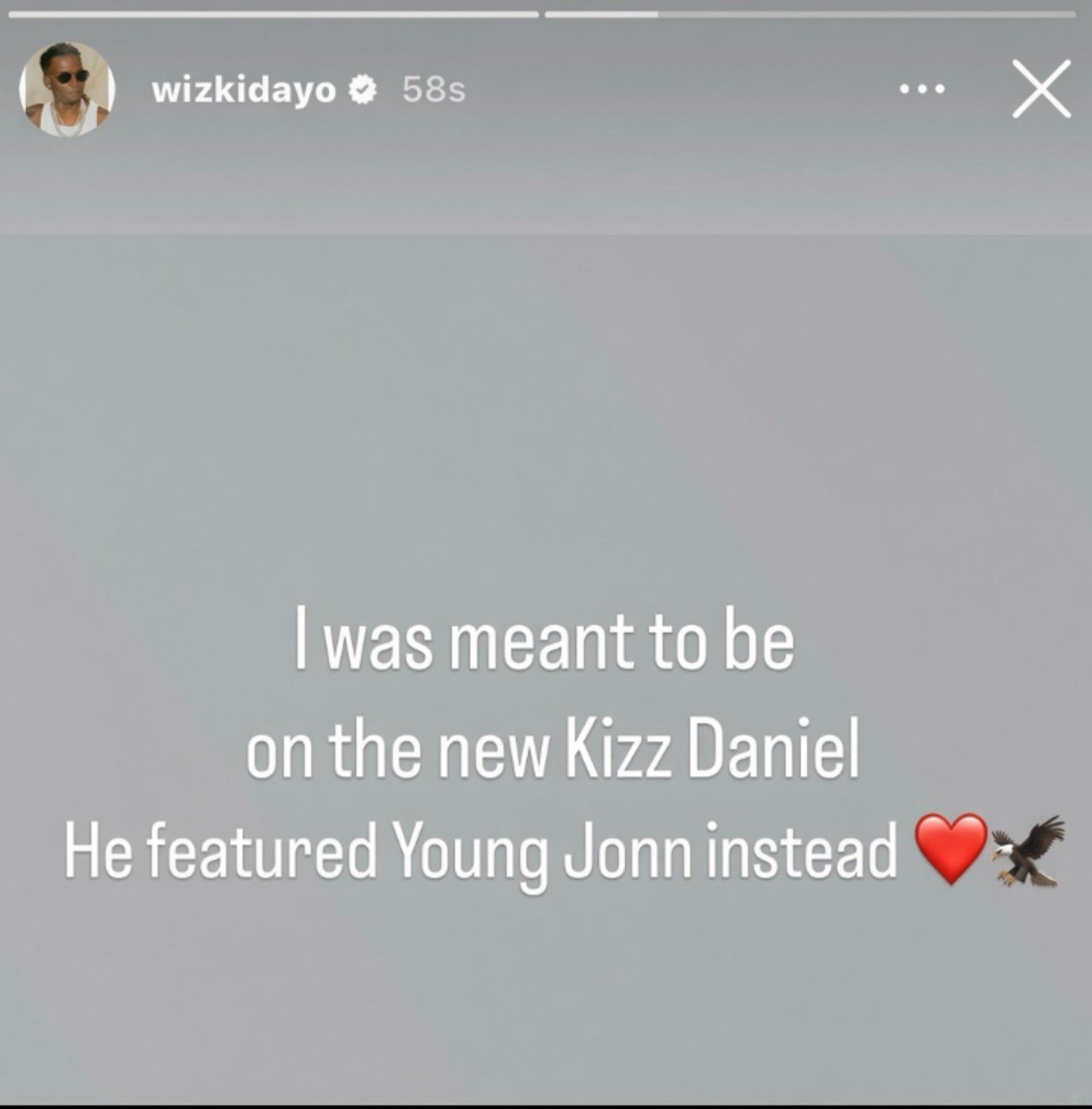 Adamisa41932's tweet photo. Every Artist just dey run from Wizkid why na? https://t.co/wc5lE3u9en