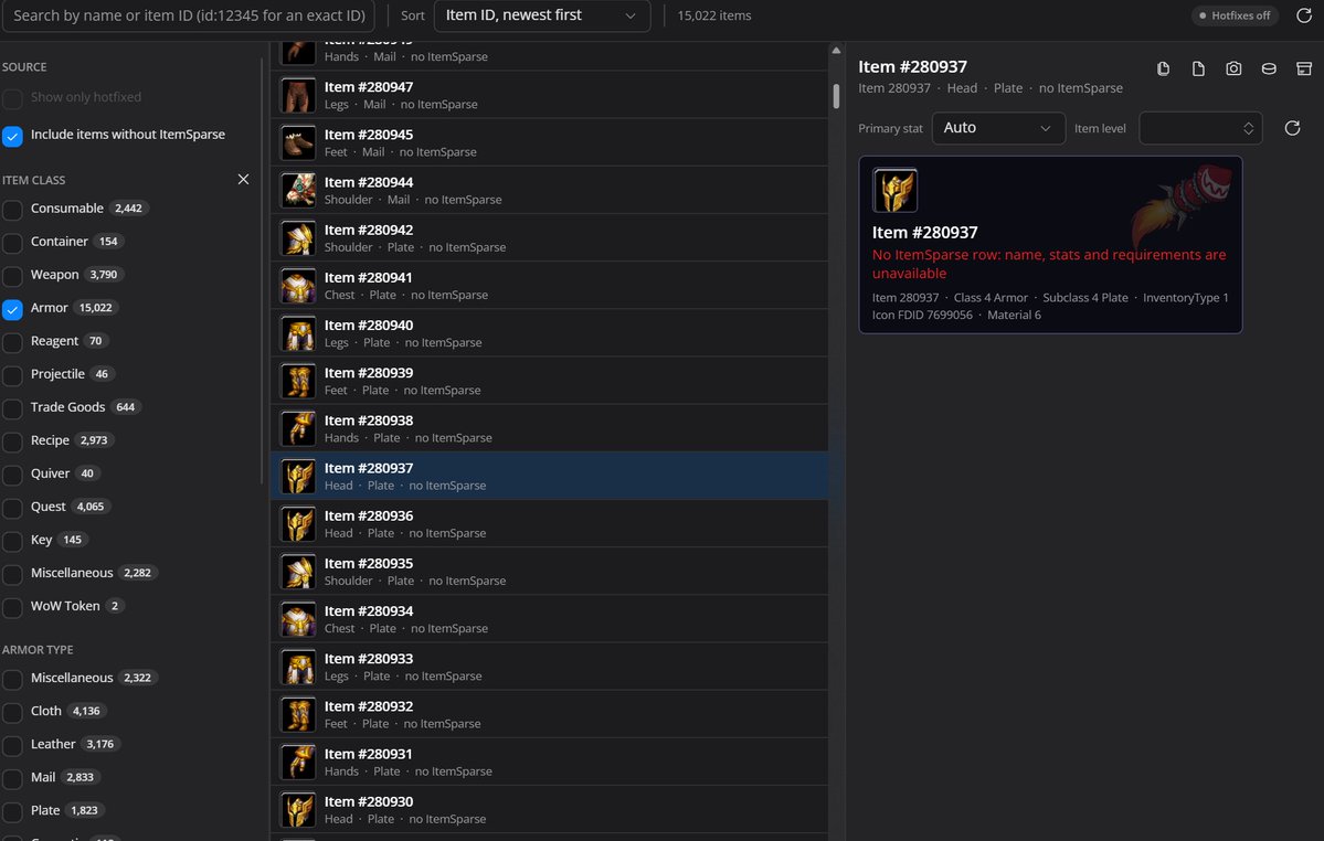 Stiven_SRB's tweet photo. Shoutout to the WoW devs! Full send on keeping secrets secret! Item data is staying obfuscated so nobody can datamine stats before they're actually discovered in-game, and the Mount Hyjal raid is fully encrypted until launch. \o/

No more spoiled loot tables, no more "solved" bosses before pulling one. Pure blind discovery again. This is how you protect the mystery!