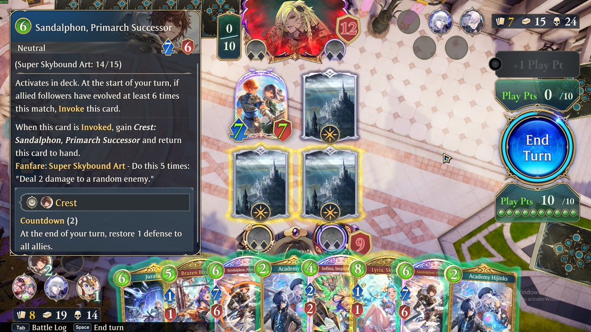 AlejanproH's tweet photo. encroached world is a fun card https://t.co/HW8UKfeGdM