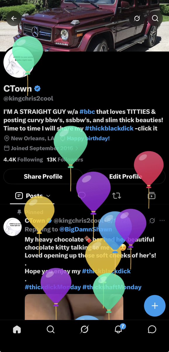 kingchris2cool's tweet photo. It’s my heavy chocolate 🍫 bar & I’s bday today…
if you have time we would love to see some beautiful soft titties of all shapes & sizes for a present☺️
Please & thank you.
.
Hope you enjoy my #thickblackdick
.
#thickdickWednesday #thickshaftWednesday #wangWednesday https://t.co/2j9hrlW800