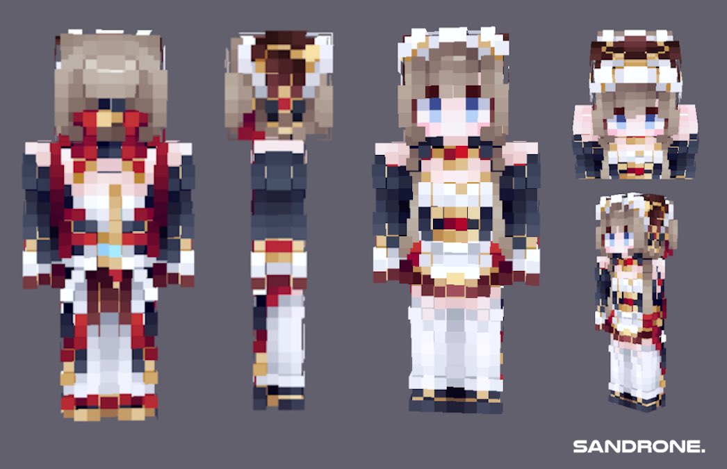O__OAme's tweet photo. Matching skins for u and ur twin #sandrone #columbina https://t.co/6CMd7erhIn