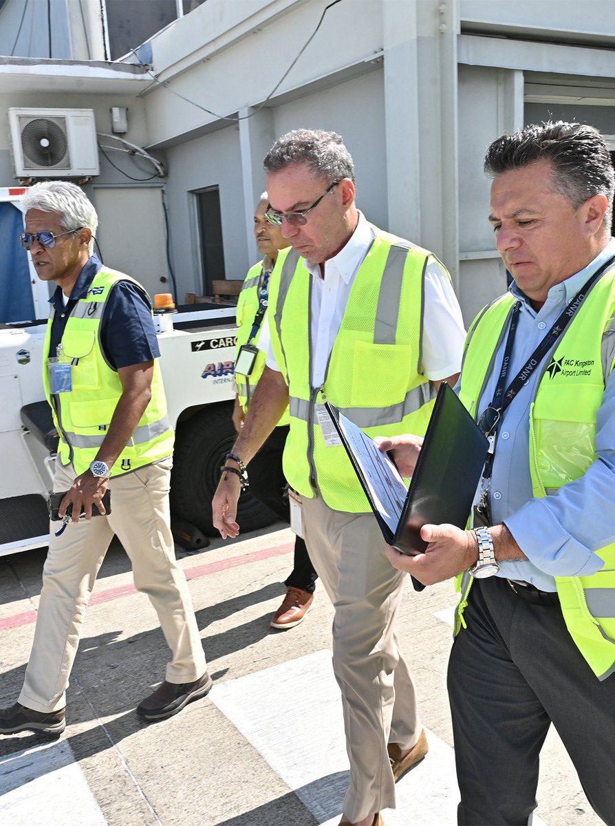 darylvazmp's tweet photo. The project is slated for 18 months and is on track to finish within schedule. That matters. Completing a complex airside upgrade on time protects airport operations, gives airlines and travellers certainty, and shows that Jamaica can deliver large infrastructure projects without costly delays.

Just as important is the transfer of knowledge taking place on this site. Jamaican contractors and skilled workers are gaining hands-on experience in large-scale airfield concrete reconstruction, phasing, and international construction standards; expertise that will strengthen our local industry long after this apron is complete.