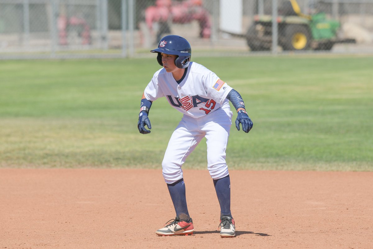 USABaseball12U's tweet photo. Repping the red, white, and blue on the Midwest League All-Star Team 🇺🇸

Congrats, @josiahhartshorn! https://t.co/Jl6pzTfa3n