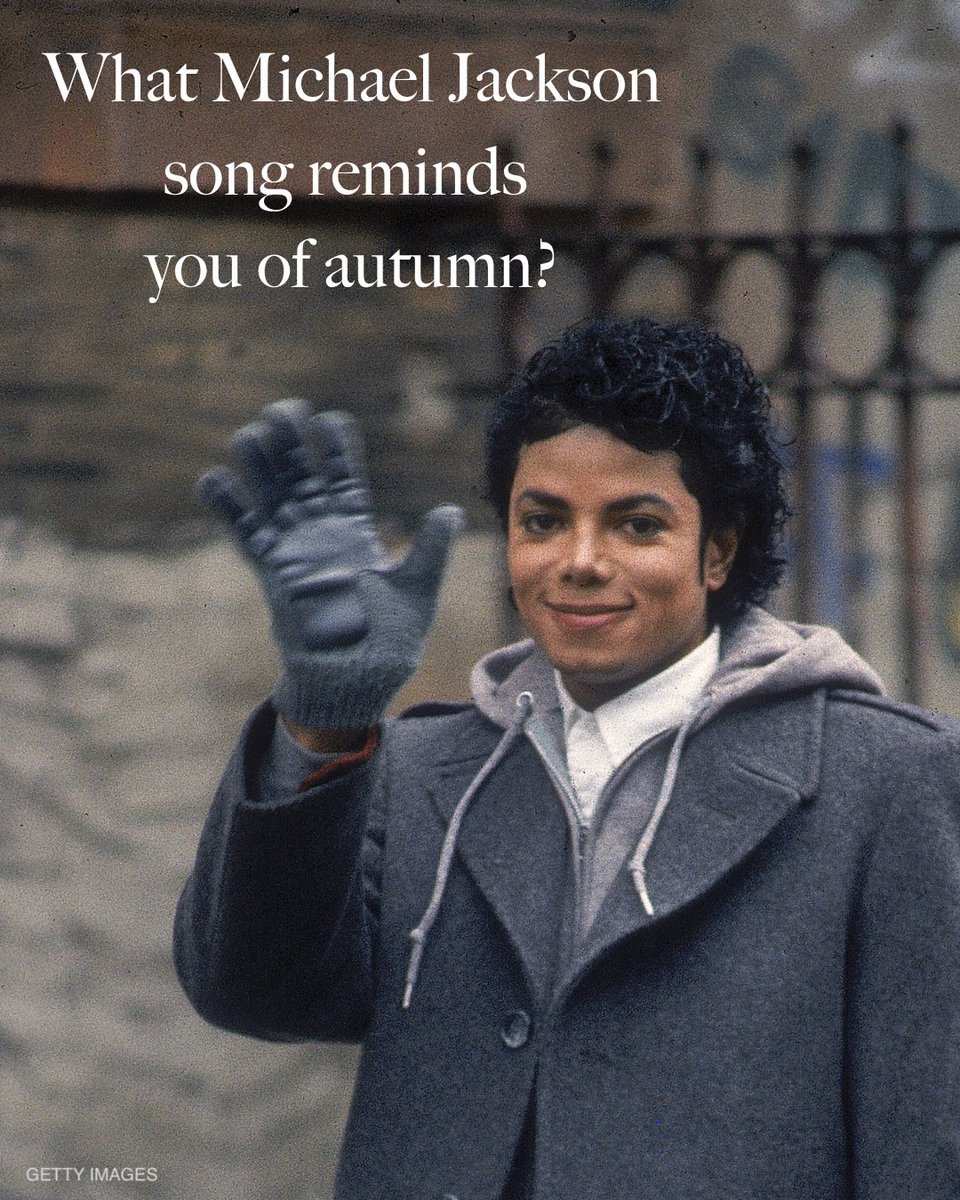 michaeljackson's tweet photo. Today is the first official day of the fall season in the northern hemisphere. How will Michael Jackson fans celebrate the change of season? https://t.co/pVsN6LvFH4