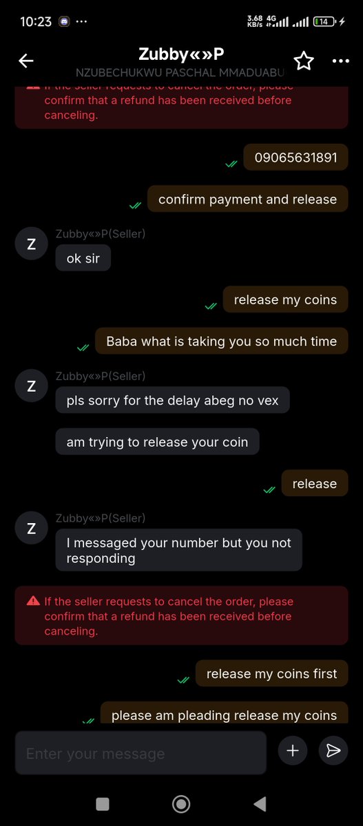 AsaDenco's tweet photo. #Bybit please someone what to scam me on P2P ...
I made payment and the person made appeal against me... Please resolve the issue please 🙏
#Bybit
#bybitp2p
#bybitofficail https://t.co/vuL21fzApp