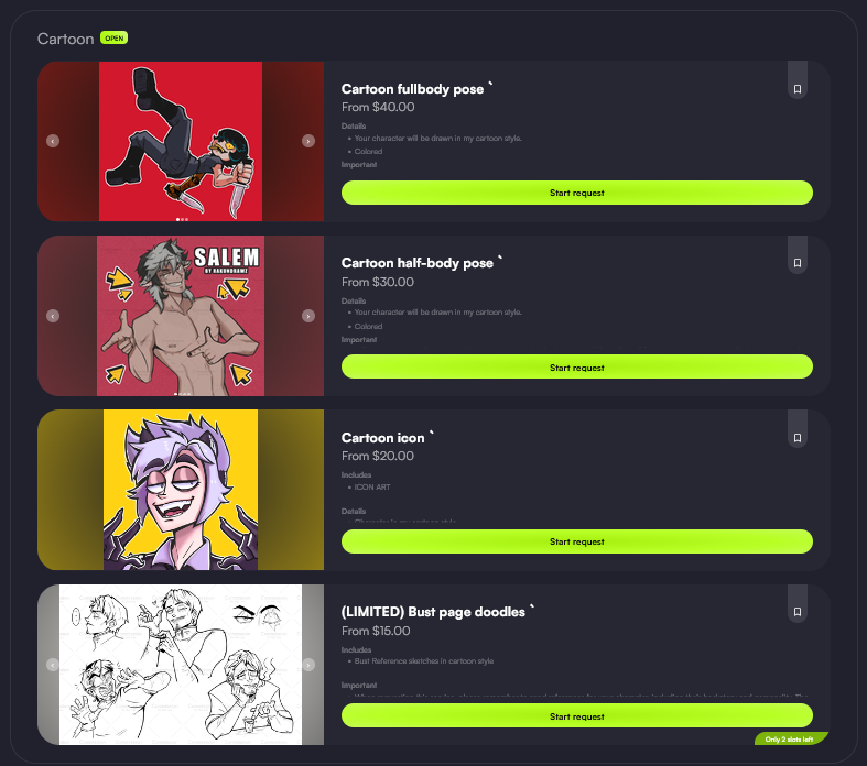 rakundrawz's tweet photo. Hello everyone! I'm currently taking commissions through my VGen, so feel free to check it out if you're interested!  Just a reminder that I work with semi-realism, cartoon, and furry styles!   
👉 https://t.co/aVBrZyUYQL 
#commissionㅤ #Vgencommissionㅤ #vgen https://t.co/CcFnUvngo3
