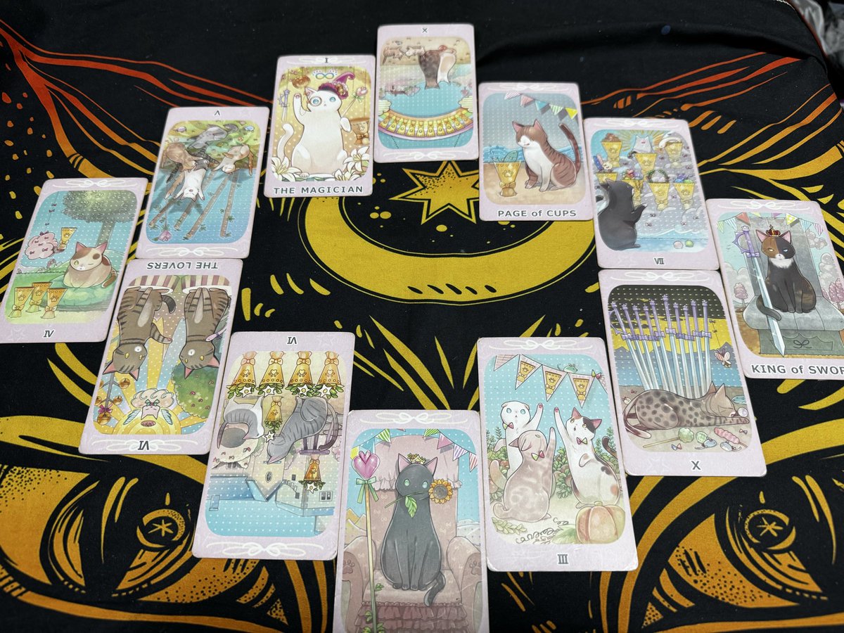 blackcat_fort's tweet photo. 【黒猫占い】🐈‍⬛
牡羊座 人の話はスルーで
牡牛座 恋愛運⤵️
双子座 自分ファースト
かに座 体調体力⤴️
しし座 2,3人でランチ
乙女座 心折れそう
天秤座 メンタル最高❣️
さそり座 直��力活かして
射手座 好きなことをして運気⤴️
山羊座 家族運⤵️
水瓶座 何事もうまくいく
うお座 静かな場所吉 https://t.co/HCG833dFHk