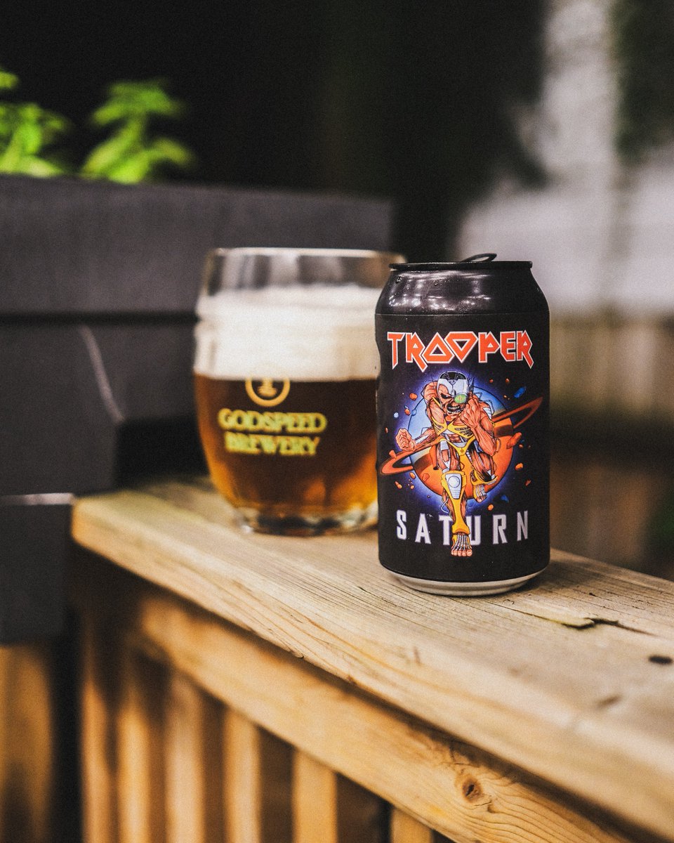 BAOSPodcast's tweet photo. Joining forces with the experimental arm of @Pilsner_Urquell, Elektrána, Trooper Saturn exclusively uses Saturn hops from the Saaz region of the Czech Republic, and the beer is spectacular. At 4.5%, it’s a Czech-style Pilsner that pours a light copper with a huge foamy head... https://t.co/OjyGIC49Ui