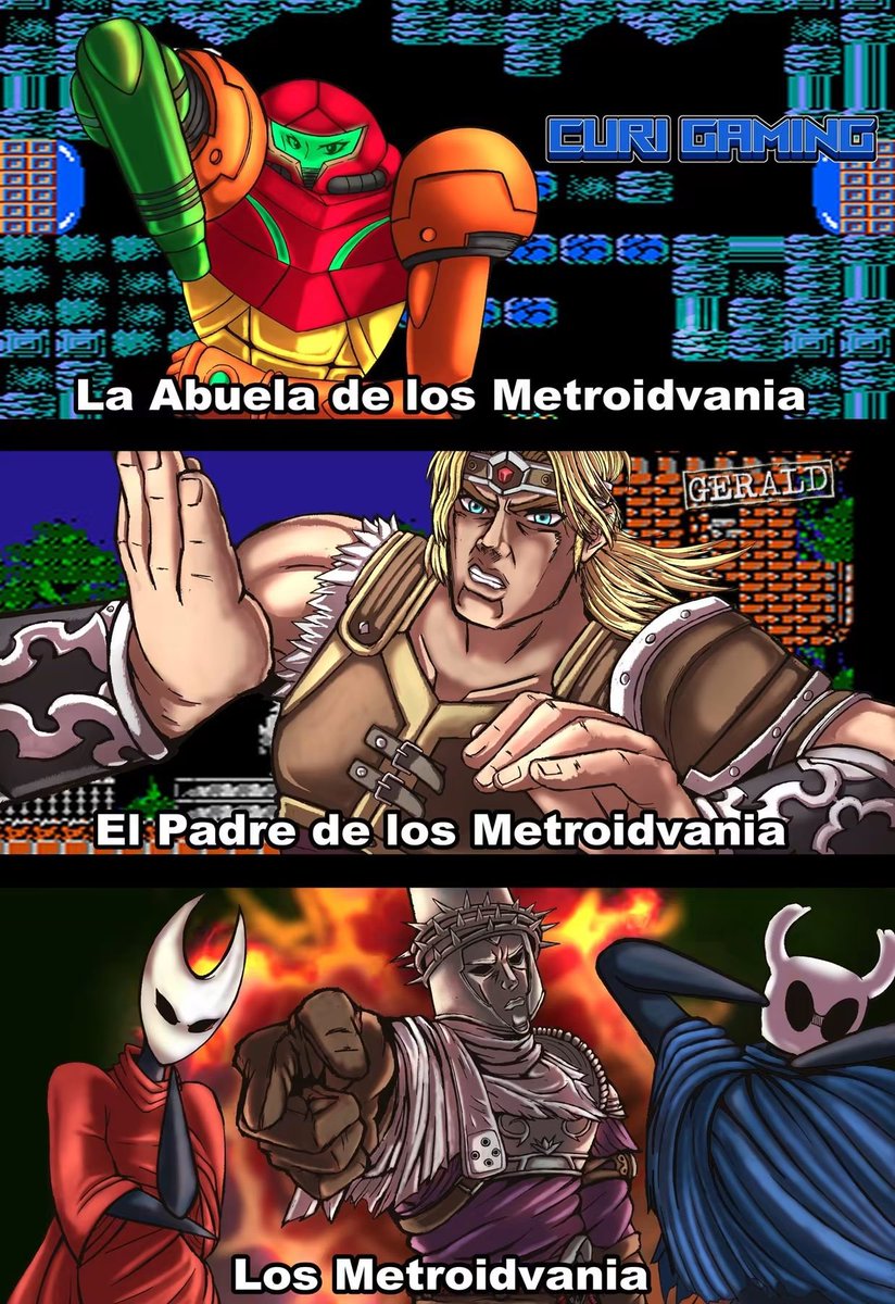 CuriGamingOfc's tweet photo. Un edit durisimo de los metroidvania 🫡
#metroid https://t.co/xwDPOk9uhD
