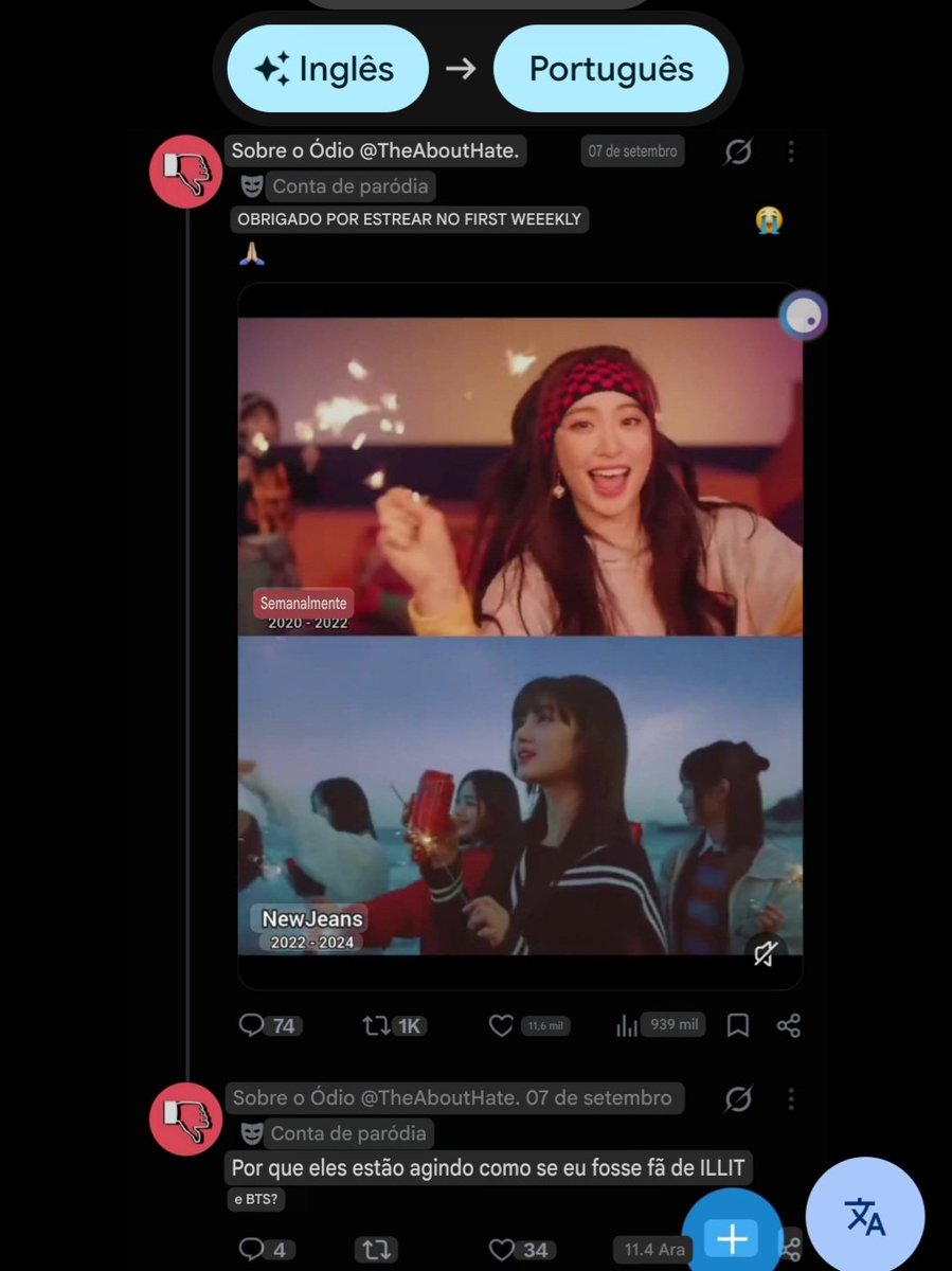 mizzieReportOT7's tweet photo. 🚨 ARMYS, PAREM DE ENGAJAR ESSA CONTA!

Ela interage com o próprio diabo da HC e ainda chama de “father”. Além disso, ela mesma já disse que não é fã dos meninos 😾

Ela está usando o ARMY para ganhar engajamento. PAREM de dar palco, RT, curtida e resposta!😤

🚩 https://t.co/zAtetncfpH