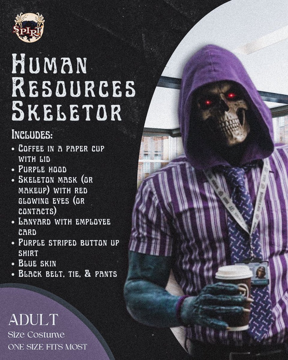 fellowintrovert's tweet photo. Costume idea #14
How many days till Halloween? 45

Finally a costume that lets you look visibly dead inside while dealing with corporate nonsense.

#HeMan #HalloweenCountdown #SpiritHalloween #CorporateLife #HalloweenCostume https://t.co/QoWXaxFvnL