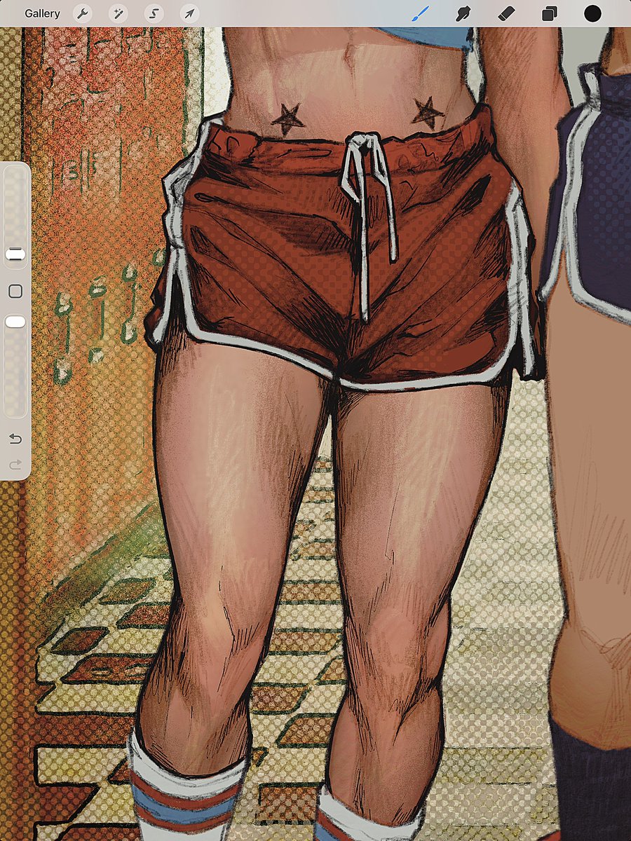 itssanlee's tweet photo. wip again 
bro i love men’s thighs https://t.co/VhRZPSWv96