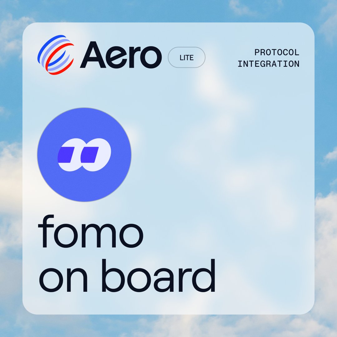 aeroxyz's tweet photo. Every token on Aero Lite, on @arc.

Now tradable on @fomo 🛫 https://t.co/8ITRbsSrIM