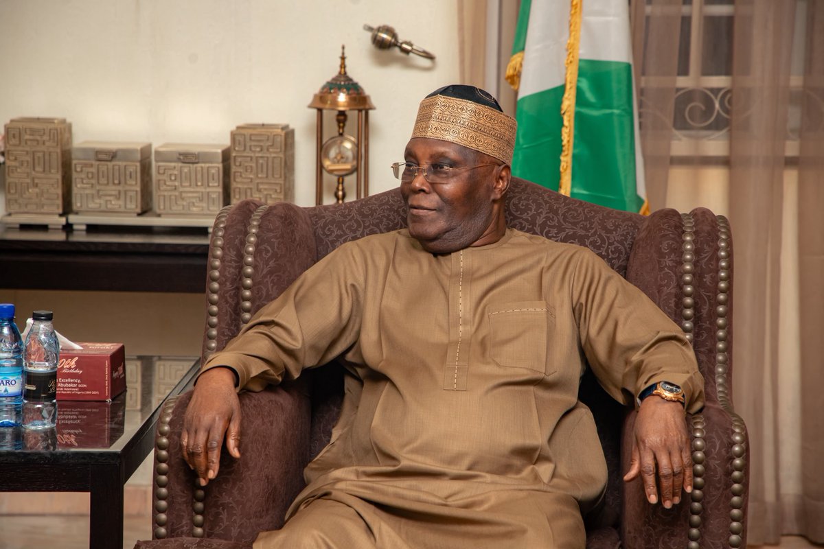 atiku's tweet photo. Today, I was delighted to receive former First Lady, H.E. Aisha Buhari.

Her visit was warm and deeply appreciated. Beyond the courtesies of the occasion, it was also a reminder of the urgent responsibility before all who seek a better Nigeria: to put the welfare, dignity and future of our people first.

Across our country, families are being stretched by the rising cost of food, transport, education, healthcare and other basic necessities. Nigerians deserve an economy that rewards hard work, restores opportunity and allows every family to live with dignity and hope. That is the Nigeria we must build together, a country that works for its people again.

We must ease the burden, restore hope and Make Nigeria Affordable Again. -AA