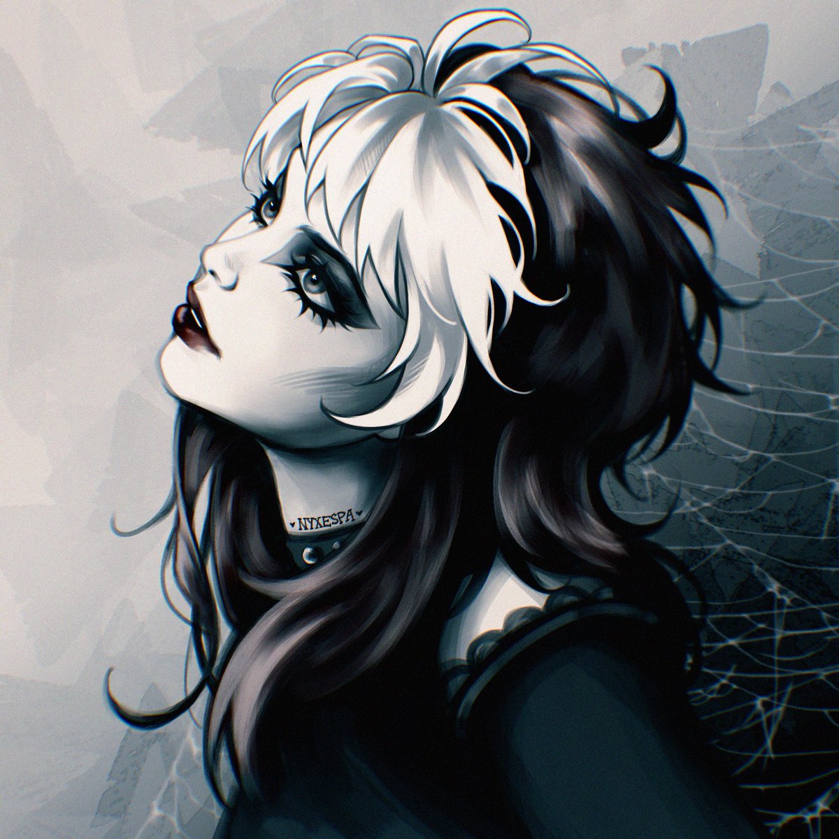 nyxespa_'s tweet photo. What do u guys think of my version of goth Rogue 😋 https://t.co/jIuJsfugQn